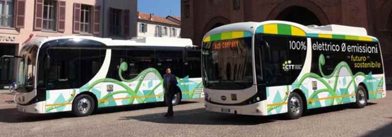 CTT presenta agli studenti il nuovo autobus elettrico in prova