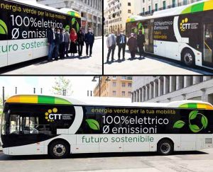 il primo bus elettrico a Livorno