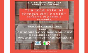“La mia vita al tempo del Covid al via il concorso nazionale poesia e racconto breve