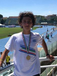 Davide Finocchietti  dell' Atletica Libertas Unicusano Livorno