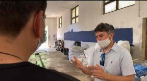 Tecnici Aamps in visita in Gorgona, Rossi Plastica eliminata, icrementare differenziata