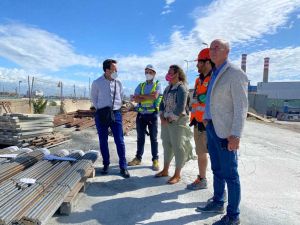 Salvetti e assessore Bonciani sul cantiere del Microtunnel in porto