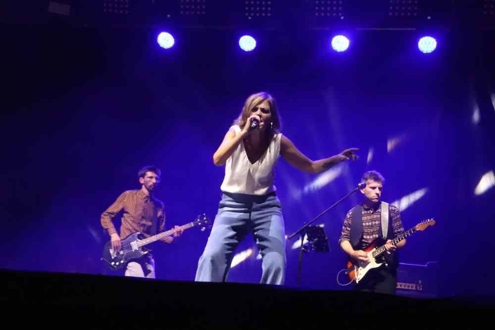 Irene Grandi canta sul palco di Effetto Venezia (foto e video)