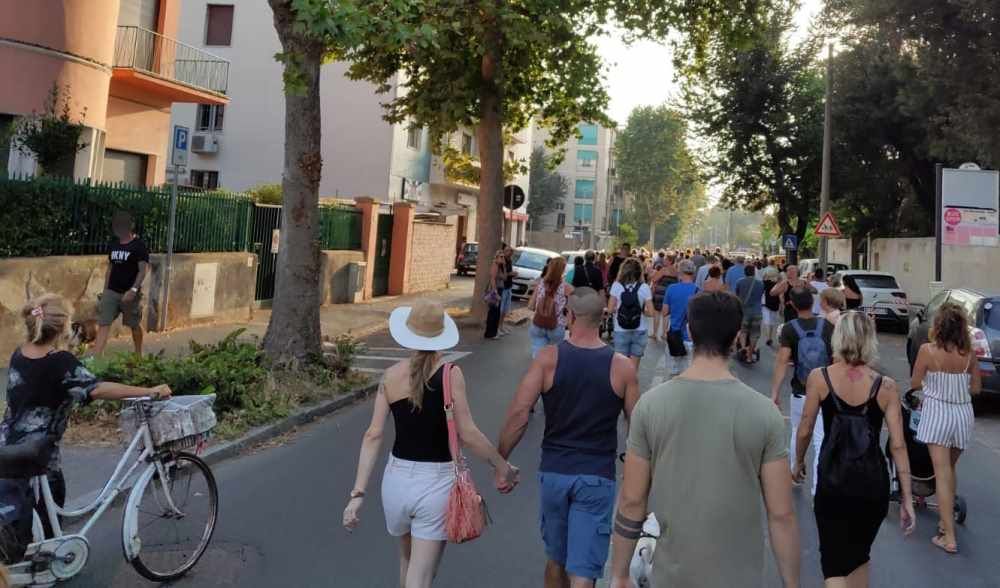 No green pass, altro corteo non autorizzato. 53 presone già identificate