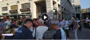No green pass, altro corteo non autorizzato. 53 presone già identificate