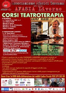 Afasia organizza il corso gratuito di Teatroterapia con spettacolo finale
