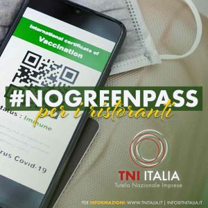tni no green pass nei ristoranti