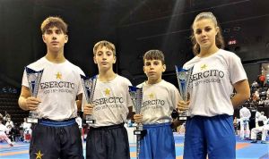 Karate: in Svizzera Asd Esercito conquista un argento e due bronzi