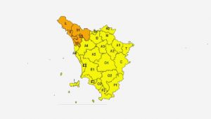 Meteo, allerta gialla. Giovedì 16 temporali e forti piogge in tutta la Toscana