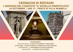Il comitato Il Gioiello Dimenticato presenta a villa Mimbelli le cronache dei suoi restauri