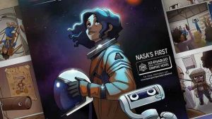 Nasa lancia la prima donna di colore sulla Luna, è un fumetto interattivo (Video)