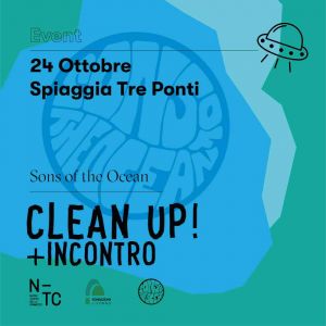Domenica 24 pulizia spiaggia Tre Ponti con Sons of the Ocean & Spazio Co-Working