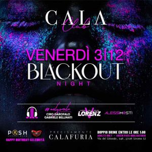 Musica - Venerdì è "Blackout Night" con Posh eventi al Calaclub