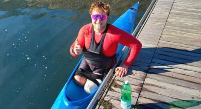 Christian Volpi dopo 8 mesi torna in canoa (1)