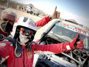 Stefano Sinibaldi taglia il traguardo della Dakar Missione compiuta