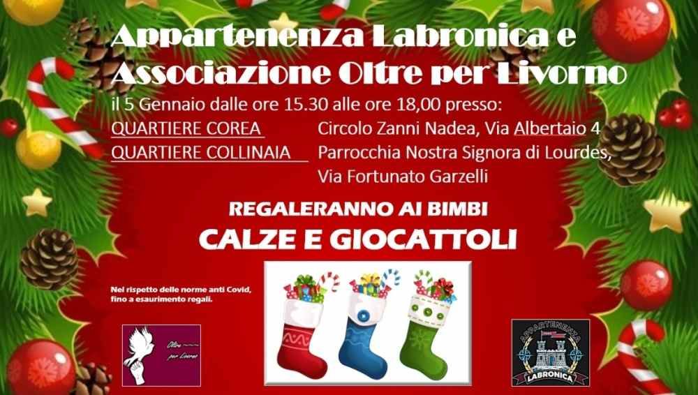 Befana, calze e giocattoli ai bambini gratis saranno distribuiti in Corea e a Collinaia