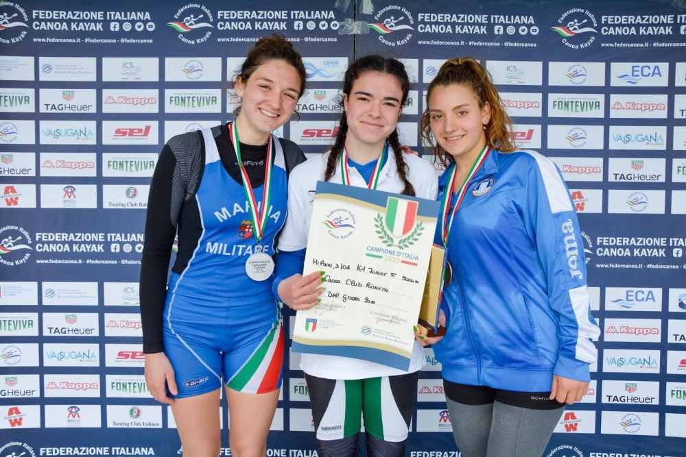 Campionato italiano fondo, 3 successi per Sara Del Gratta. Il canoa club continua con le vittorie