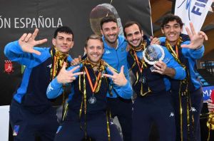 Pietro Torre medaglia di bronzo nella prova di Coppa del Mondo a squadre di Sciabola Maschile a Madrid