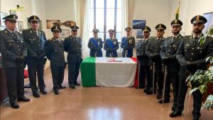 Roan Livorno giuramento di fedeltà alla Repubblica Italiana dei neo Marescialli e Sovrintendenti