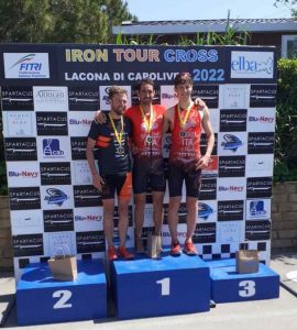 Si è concluso l’Iron Cross Tour Triathlon dell’Elba, Spinazzé nel finale ribalta il risultato