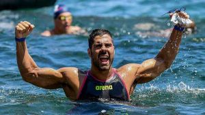 E' oro per il cecinese Dario Verani nella 25Km di nuoto a Budapest