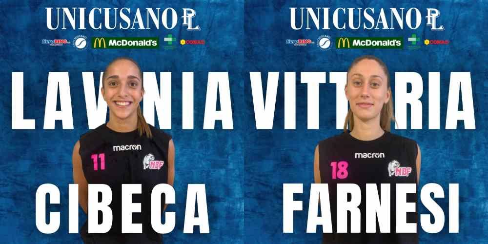 Basket femminile, alla Pielle arrivano Lavinia Cibeca e Vittoria Farnesi