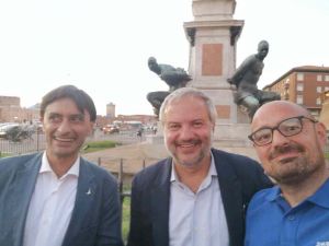 Elezioni, parte la campagna elettorale della Lega Ghiozzi, Borghi e Potenti a Livorno