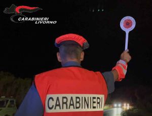 Guida sotto effetto di alcol e stupefacenti, denunciate due persone a Cecina