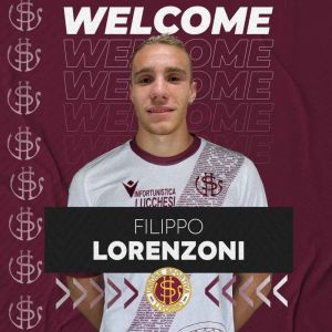 L'US Livorno tessera Filippo Lorenzoni