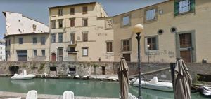 Chiuso un tratto di strada Sugli scali del Monte Pio