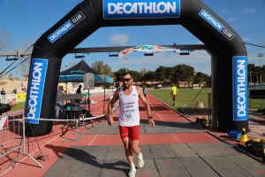 Domenico Passuello al traguardo