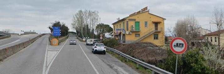 stagno divieto di transito camion su ponte scolmatore