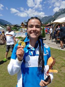 sara del gratta campionessa mondiale k1 200 metri oronzo di cadore