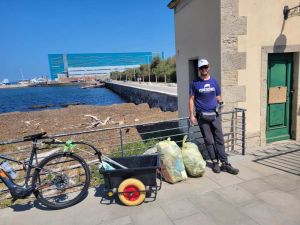 Raccolti 9 chili di rifiuti dopo la pulizia del 5 agosto allo Scoglio della Regina, Mr Green torna in azione