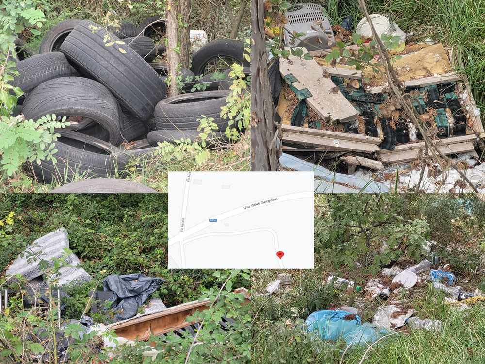 Mister Green denuncia una discarica abusiva nel verde di via di Salviano a Livorno