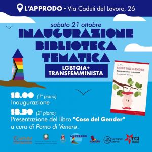 A Livorno inaugura la prima biblioteca LGBTQIA+