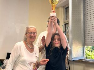 Edoardo Fulgentini 11 anni vince il torneo di scacchi Stuart Wagman