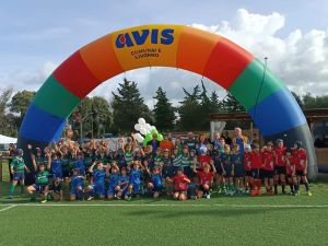L'under 10 Livorno Rugby al Memorial Carlo Gambogi