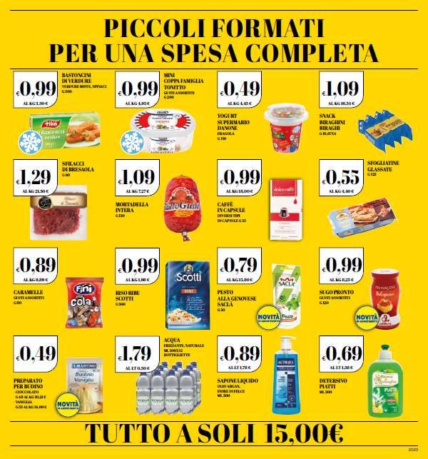 Spesa completa e conveniente, Ekom Mazzini e Olandesi 16 prodotti a soli 15 euro, il pacchetto che fa bene al portafoglio e al palato