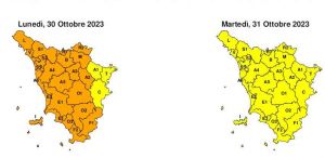 Allerta arancione confermata fino a mezzanotte, poi passa a gialla