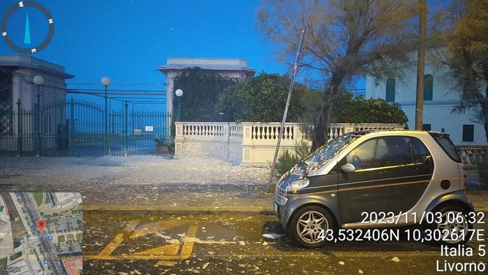 Maltempo, chiuso il viale Italia
