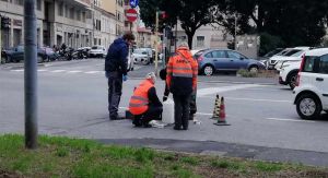 Piazza Matteotti, controlli ambientali nell'area dell'ex distributore di benzina