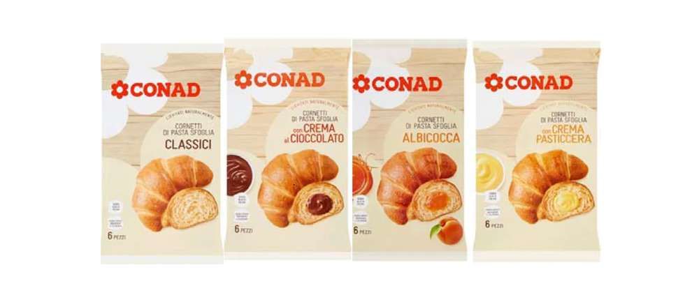 Conad richiama i cornetti, segnalato materiale estraneo