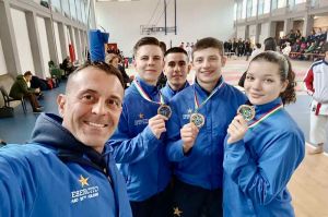 Karate Asd esercito, l'anno 2024 inizia con tre ori ed un bronzo