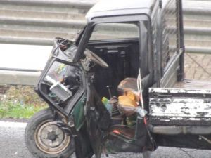 Tamponamento in Variante, VF, Misericordia e municipale sul posto. Traffico rallentato (Foto)