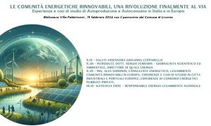 Le opportunità delle Comunità energetiche rinnovabili giovedì 15 il seminario promosso dal circolo Legambiente Livorno