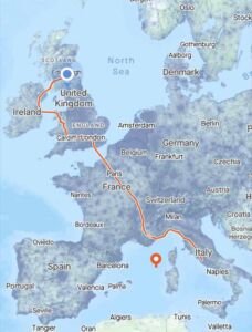 Da Edimburgo a Roma per la SLA, Livorno Rugby ospita 20 ciclisti