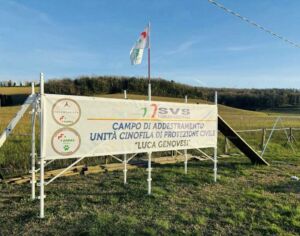 Alla Tenuta Insuese il campo base di addestramento per l'unità cinofila SVS