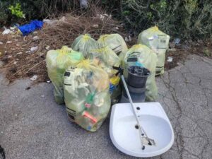 Impresa Mister Green, è record raccolti 44,65 chili di rifiuti da via dell'Artigianato