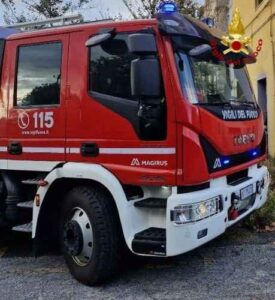 Infortunio sul lavoro in via Zola, intervengono i vigili del fuoco